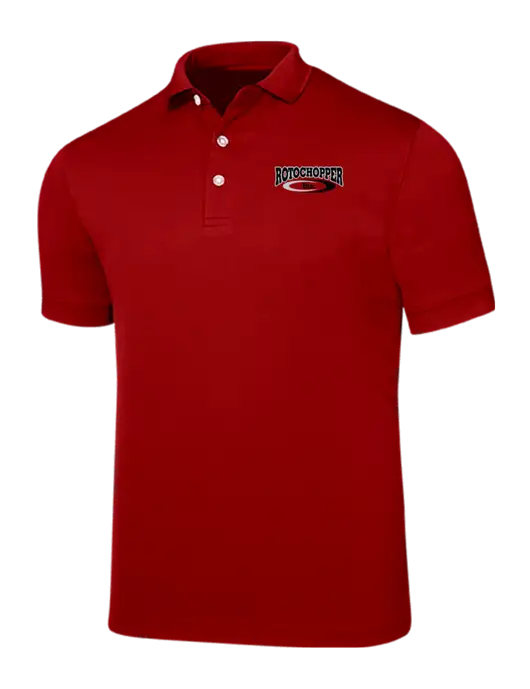 Callaway Ottoman Red Polo w/Rotochopper Logo