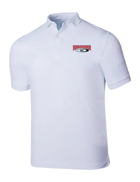 Callaway Ottoman Bright White Polo w/Rotochopper Logo