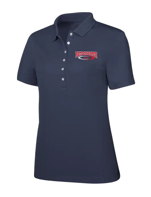 Callaway Womens Ottoman Navy Polo w/Rotochopper Logo