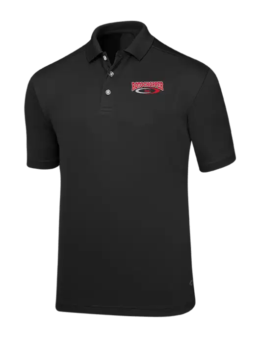 Callaway Core Black Performance Polo w/Rotochopper Logo