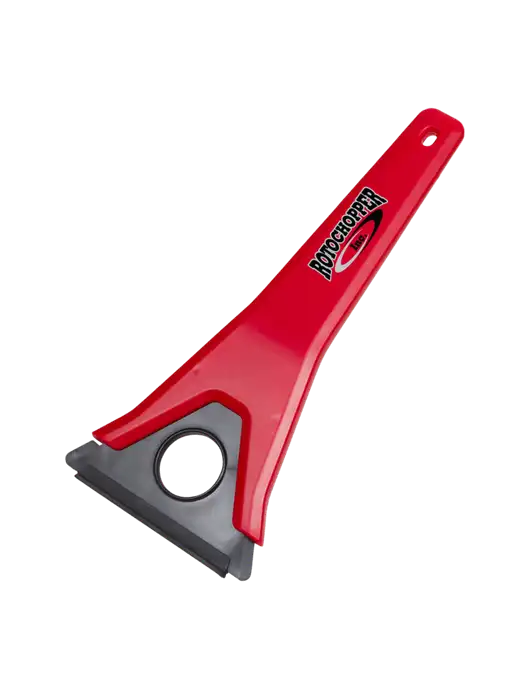 TriBlade Red Windshield Scraper w/Rotochopper Logo