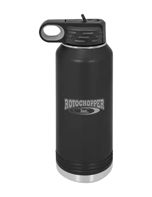 Polar Camel 32 oz Powder Coated Black Vacuum Insulated Water Bottle w ...