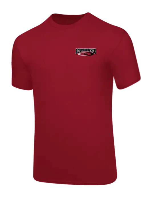 Core Blend Red T-Shirt w/Rotochopper Logo