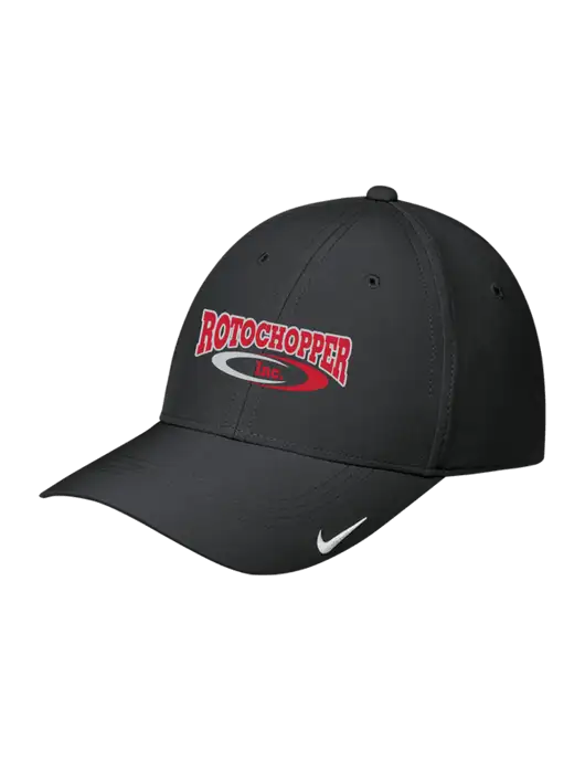 Nike Black Dri-FIT Legacy Cap w/Rotochopper Logo