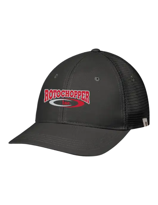 Carhartt Black Trucker Rugged Pro Series Cap w/Rotochopper Logo
