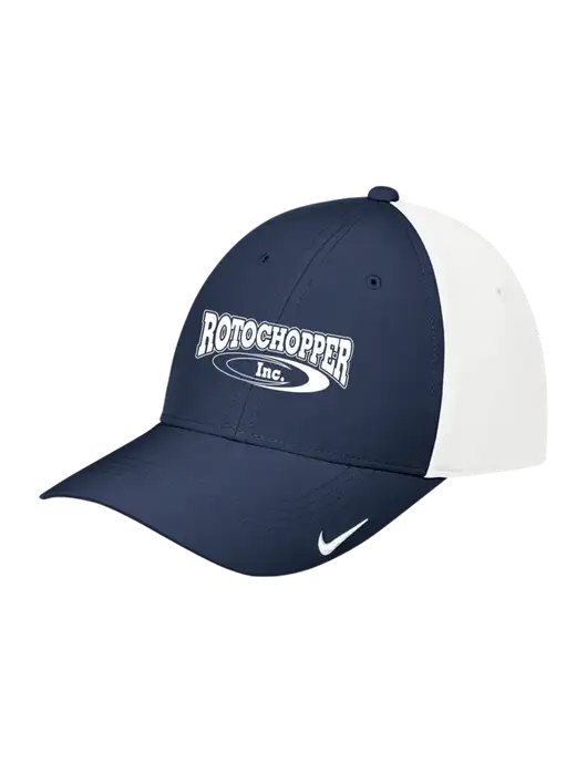Nike Navy/White Dri-FIT Legacy Cap w/Rotochopper Logo