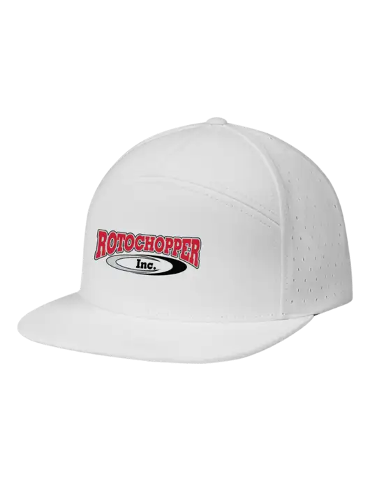 Richardson White Cannon Cap w/Rotochopper Logo