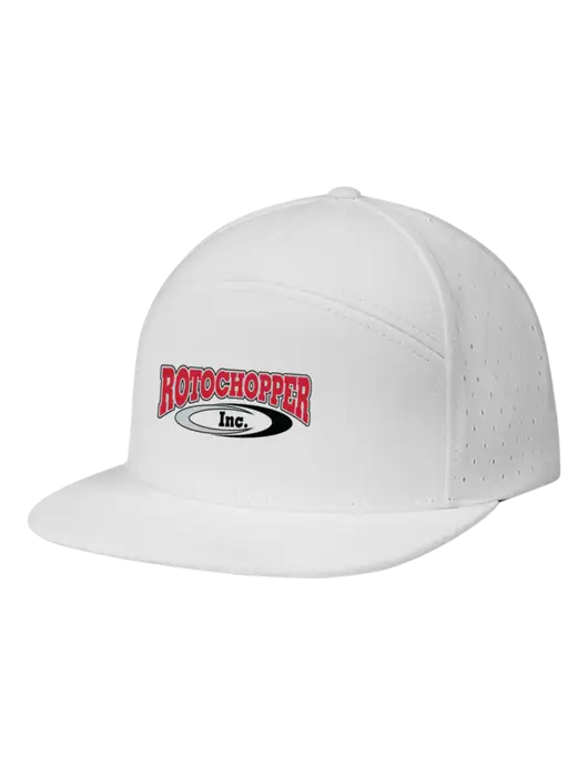 Richardson White Cannon Cap w/Rotochopper Logo