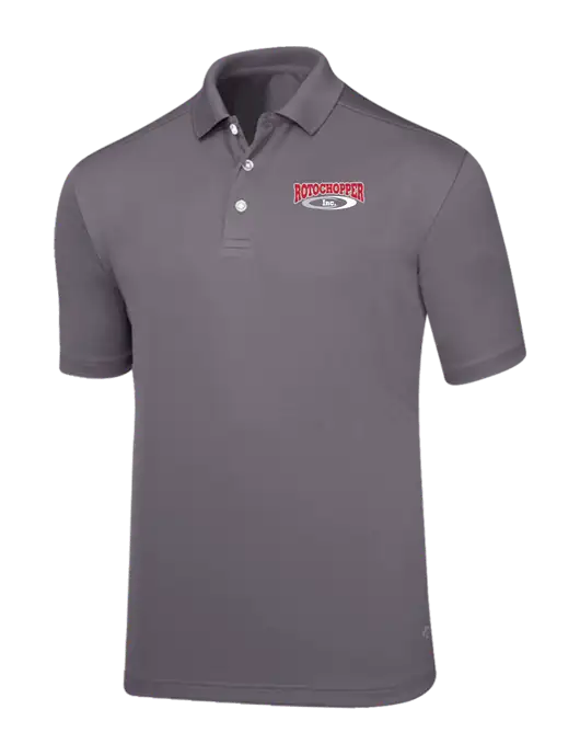 Callaway Core Medium Grey Performance Polo w/Rotochopper Logo