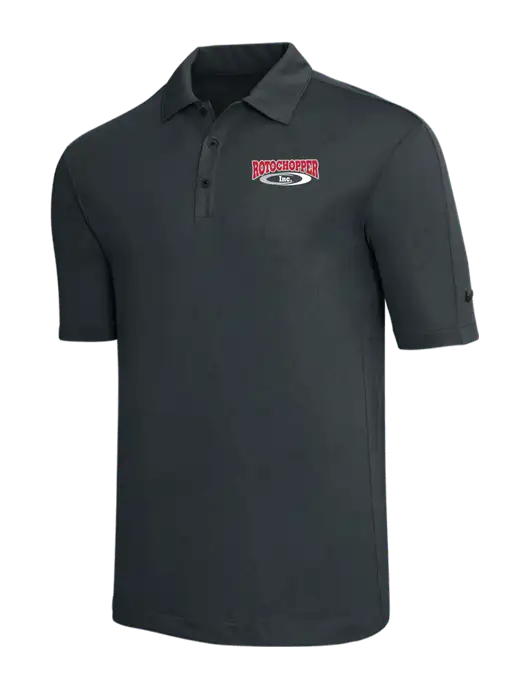 Nike Dark Grey Tech Sport Dri-FIT Polo w/Rotochopper Logo