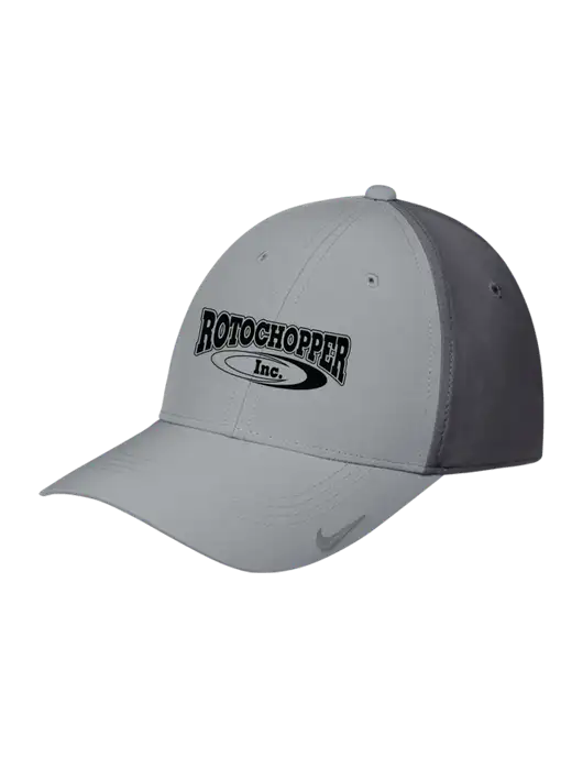 Nike Light Grey/Dark Grey Dri-FIT Legacy Cap w/Rotochopper Logo