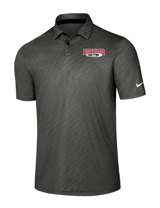 Nike Dark Grey Vapor Dash Polo w/Rotochopper Logo